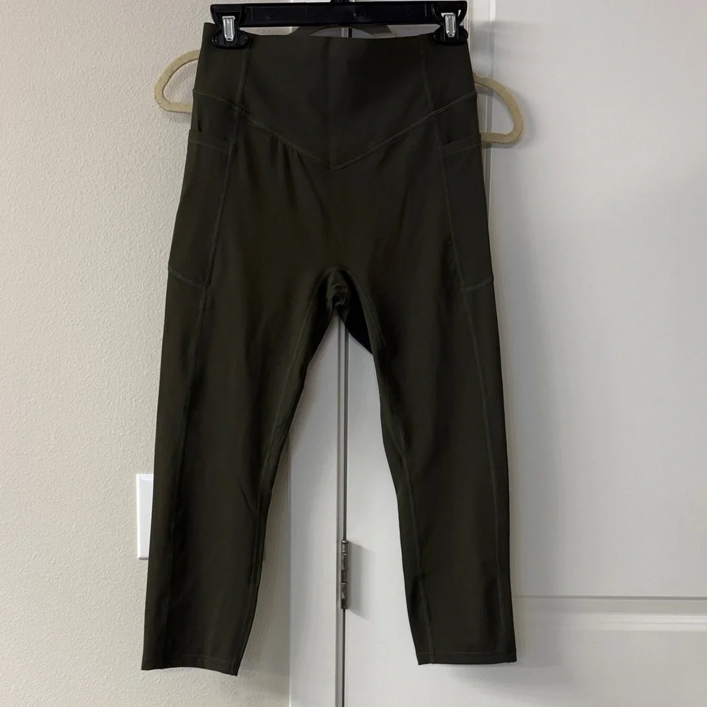 HALARA Olive Green Leggings - Picture 2 of 8
